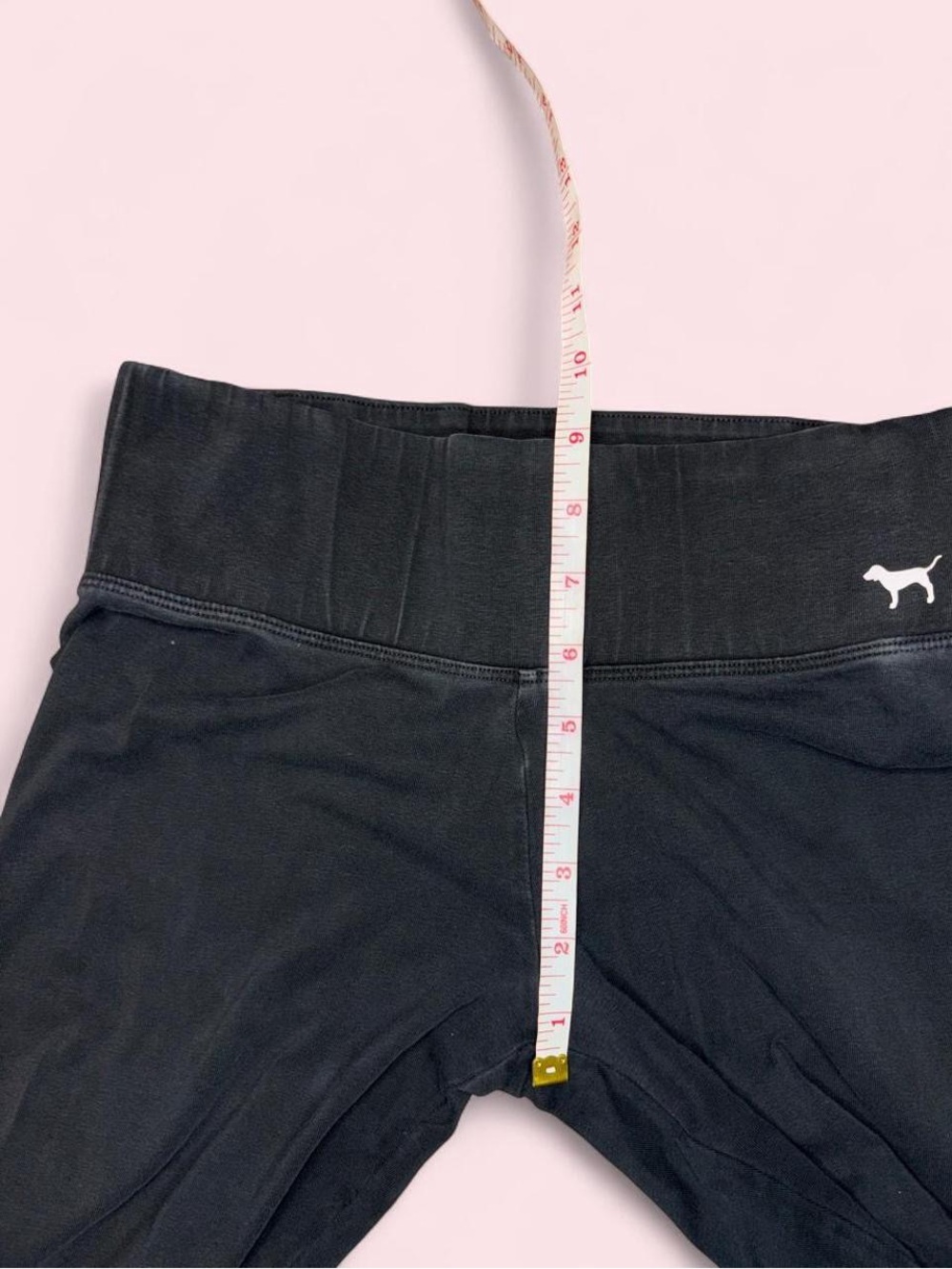 Victoria's Secret PINK Girls' Black Logo Leggings - Picture 5 of 6